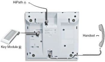 Siemens OpenStage 10 T Anschlussschema Siemens OpenStage 10 T Anschlussschema