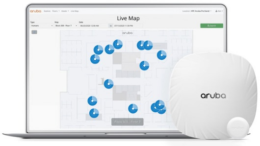 aruba WLAN Contract-Tracing 