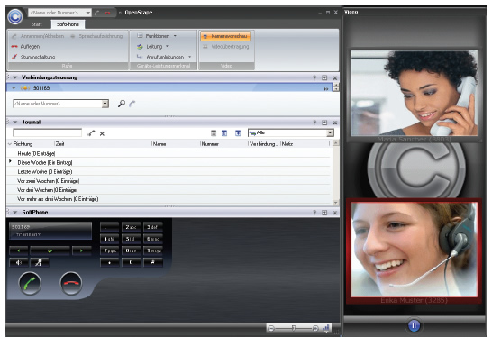 OpenScape UC Personal Edition V7 - SIP-Version mit der Möglichkeit der Videotelefonie an OpenScape Voice, OpenScape Offuce LX/Mx V3 und HiPath 4000 V6